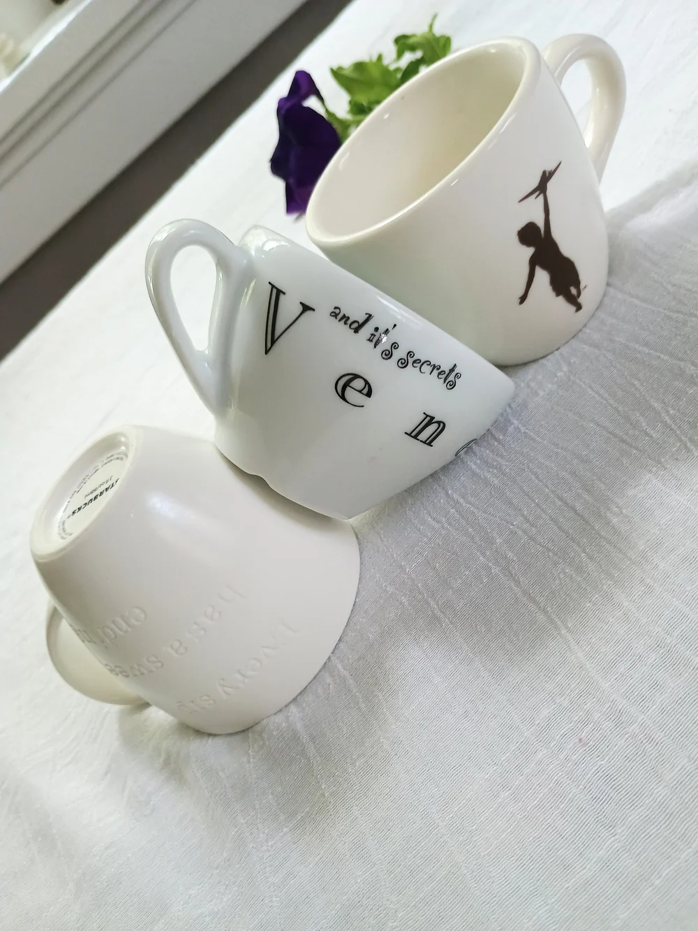 🤎 ECLECTIC CHIC 🤎  x 3 Seattle Lover's Espresso Cups, Starbucks / Storyville